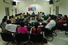 Knowledge Mobilization meeting in Gwalior in progress/Photo credit: Vikas Samvad