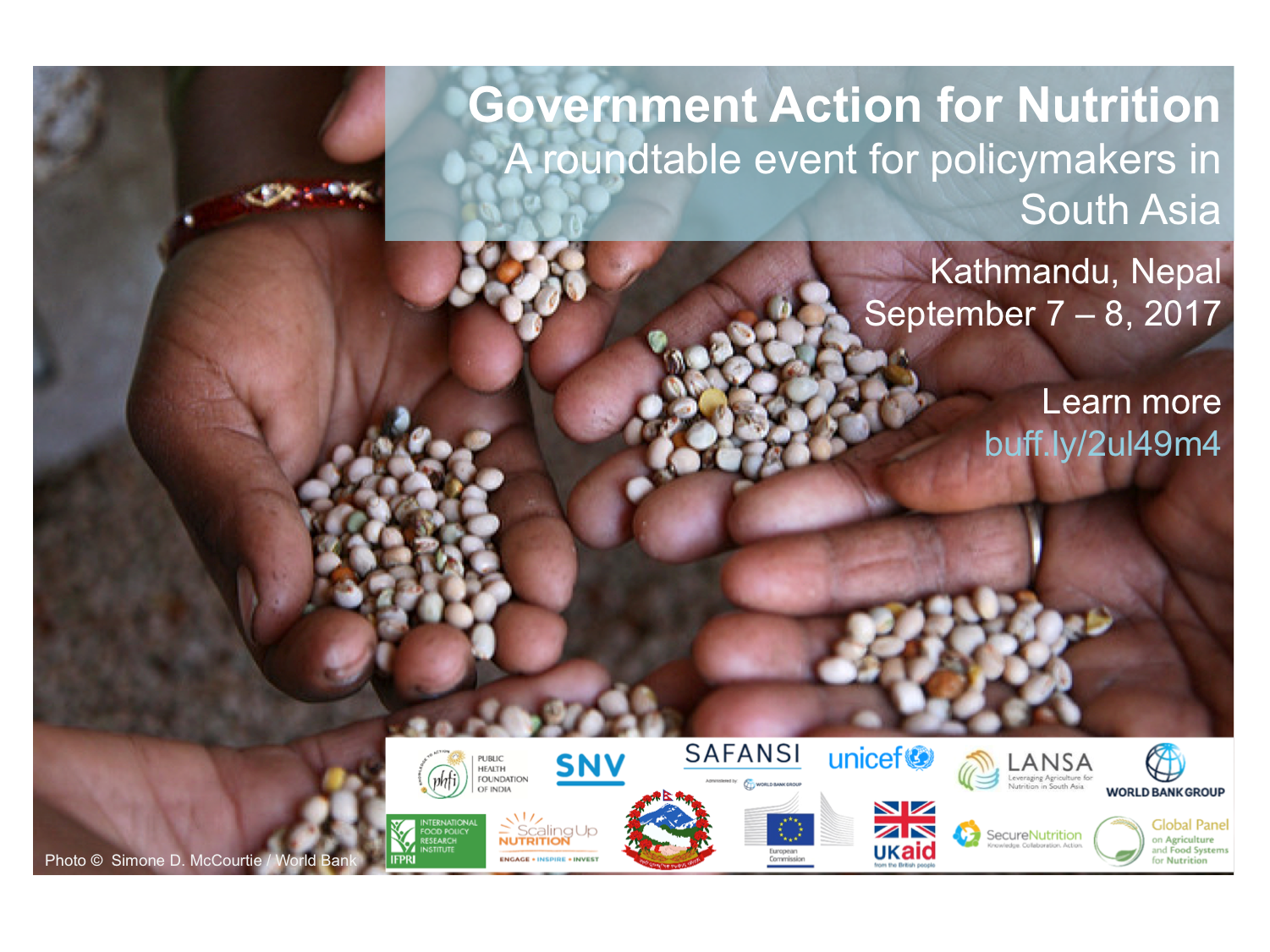 SAFANSI Roundtable: A Focus on Government Action for Nutrition in South Asia