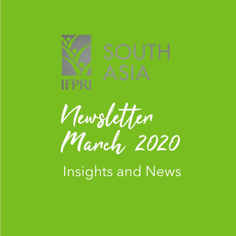 IFPRI SAR Newsletter: March 2020