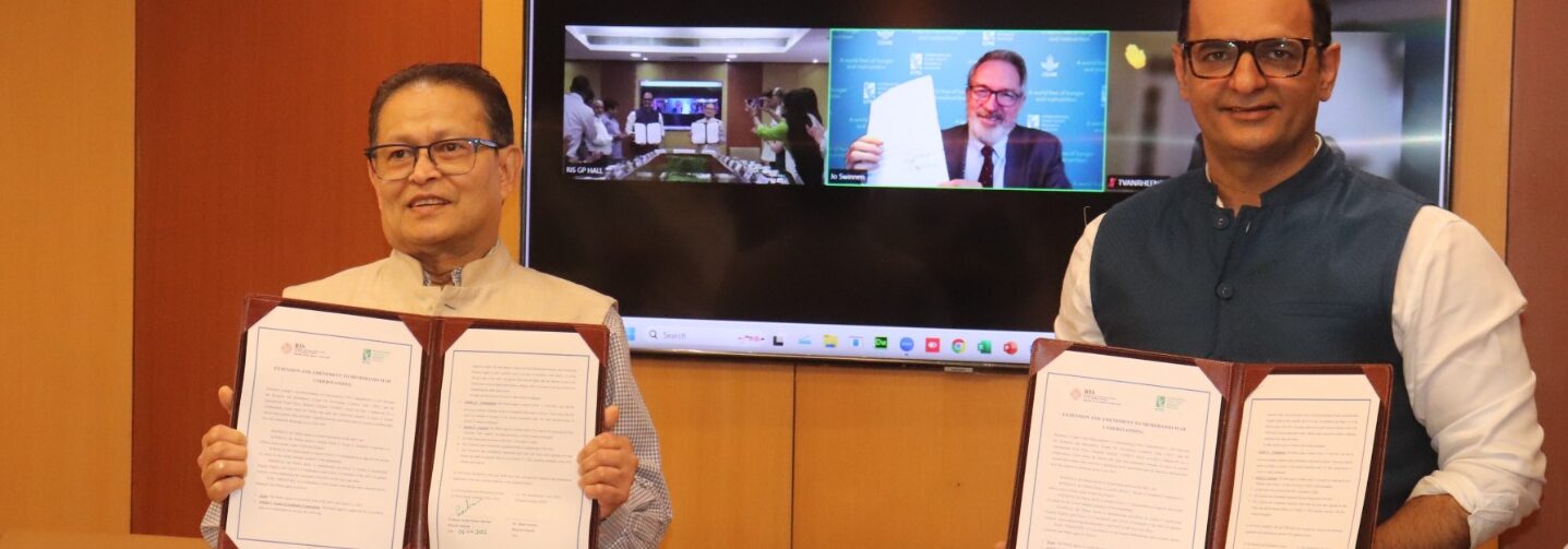 IFPRI and RIS Renew Partnership to Strengthen Regional Cooperation and Policy Research Across South and Southeast Asia