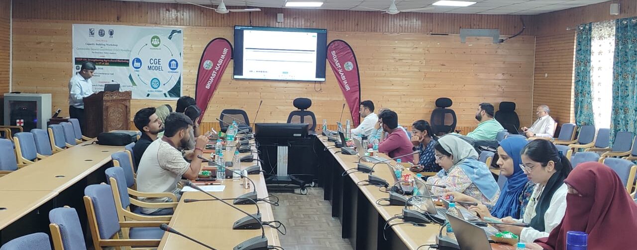 IFPRI Experts Lead Advanced Economic Modelling Program for Policy Researchers at SKUAST-K